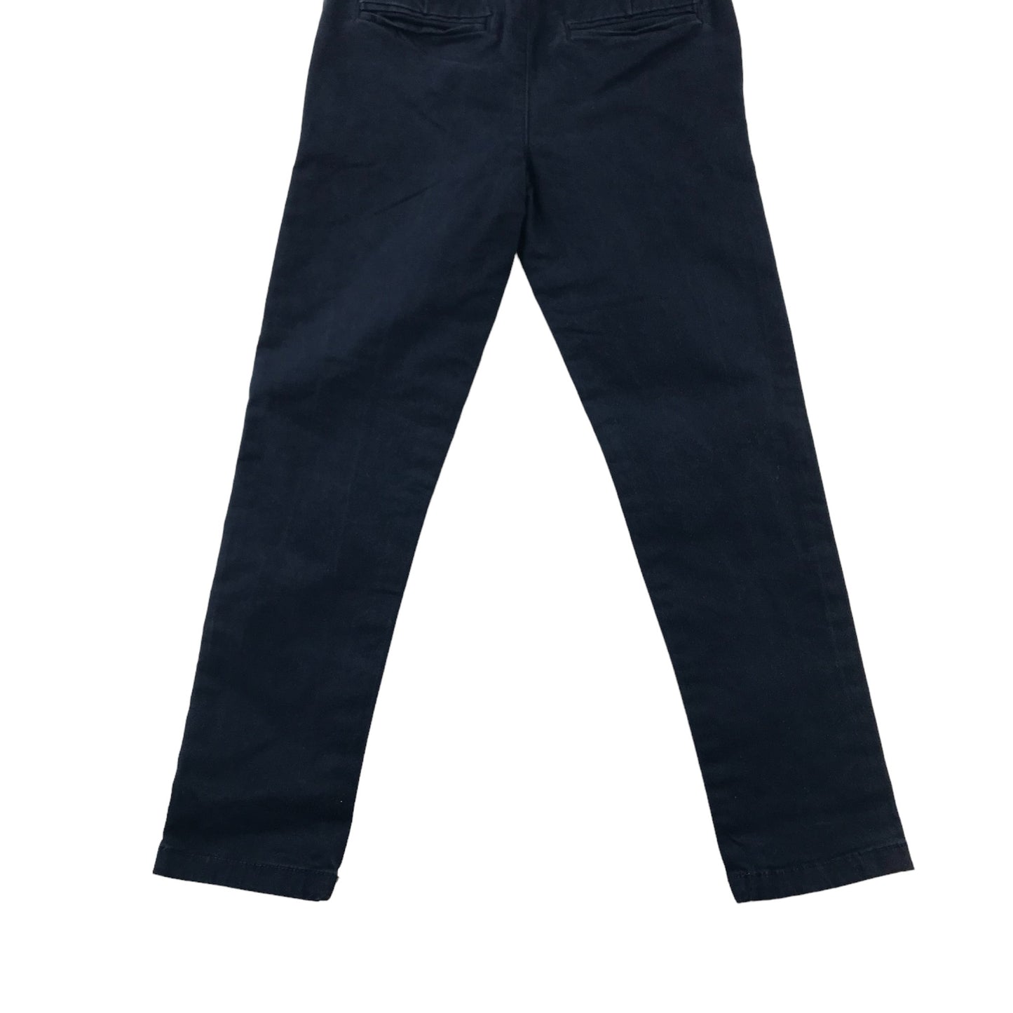 M&S Trousers Age 5 Navy Blue Chino Style Adjustable Waist