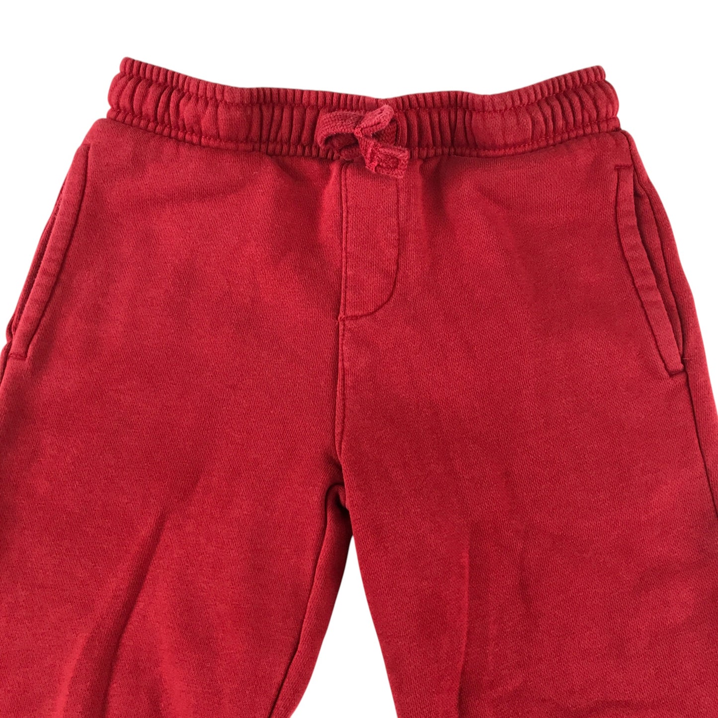 M&S joggers 5-6 years bright red elasticated waist
