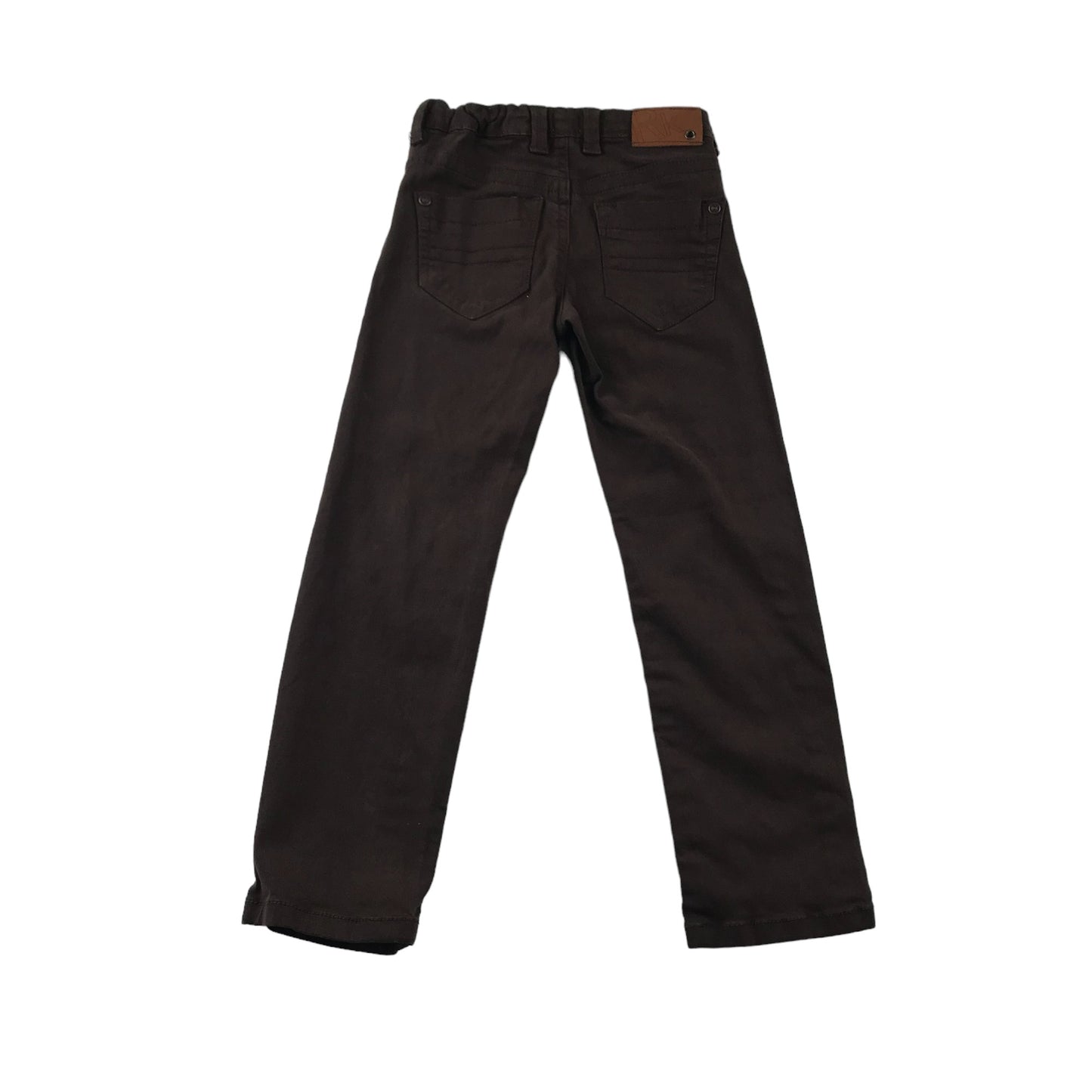 Republic of Kids Trousers Age 5 Brown Adjustable Waist Denim Style