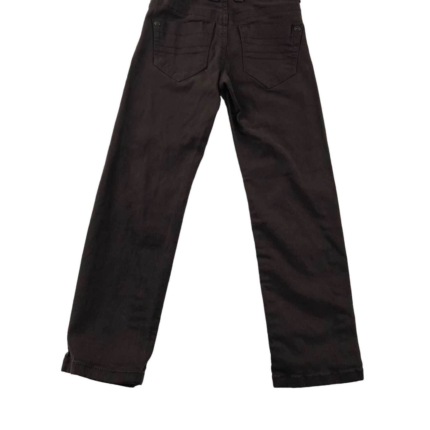 Republic of Kids Trousers Age 5 Brown Adjustable Waist Denim Style