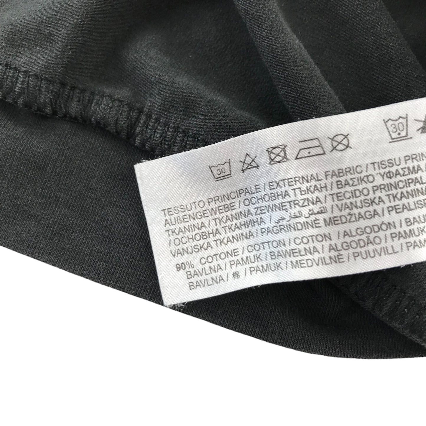 Original Marines t-shirt 11-12 years black long sleeve text prints