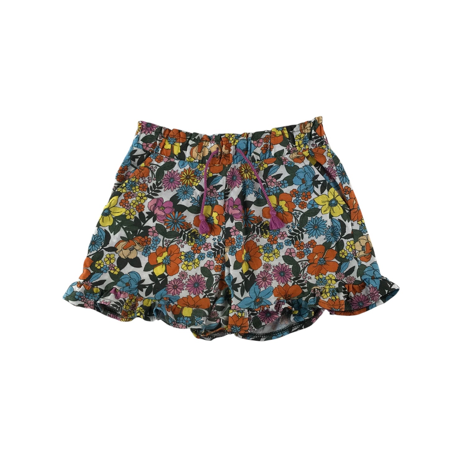 Tu shorts 6-7 years multicoloured floral design