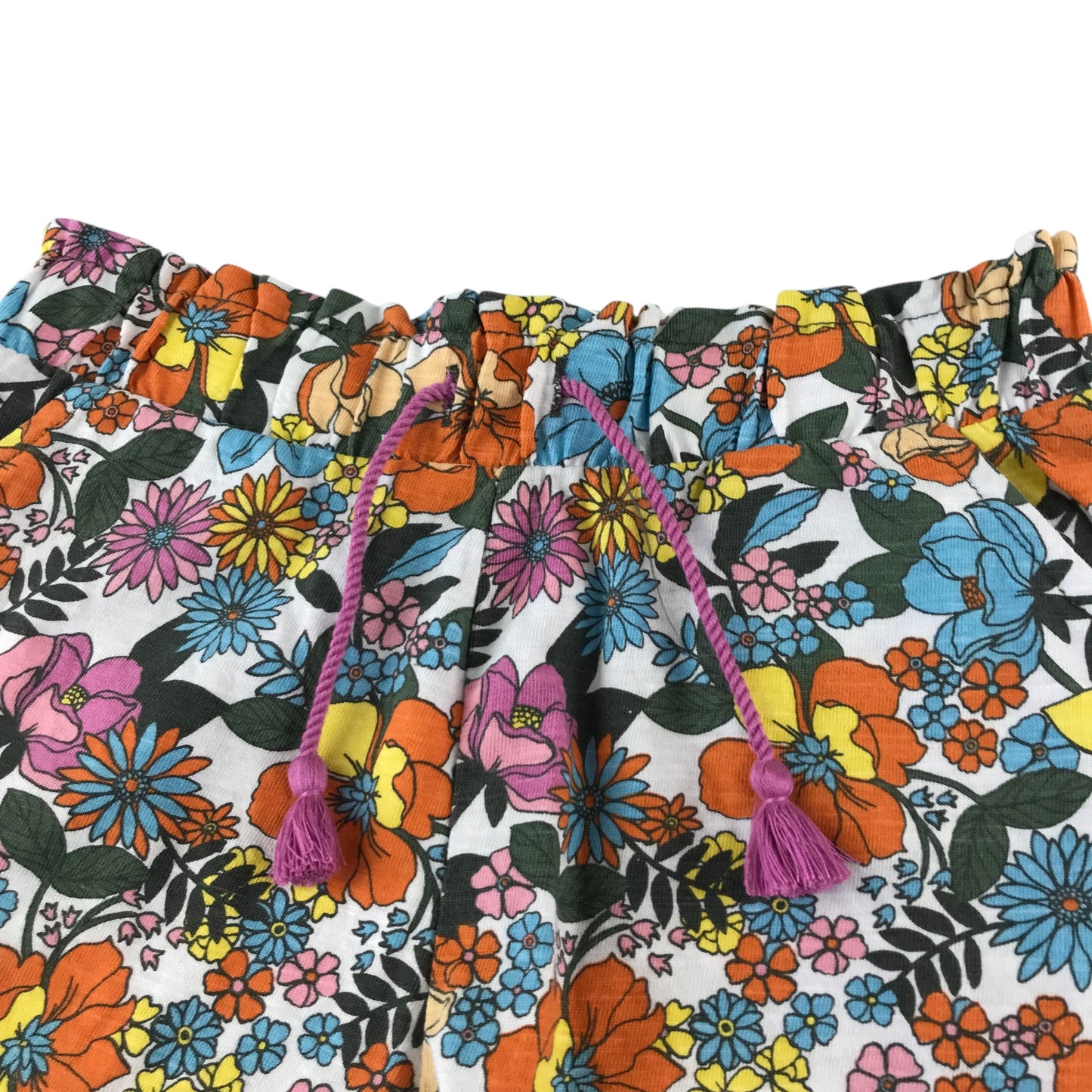 Tu shorts 6-7 years multicoloured floral design