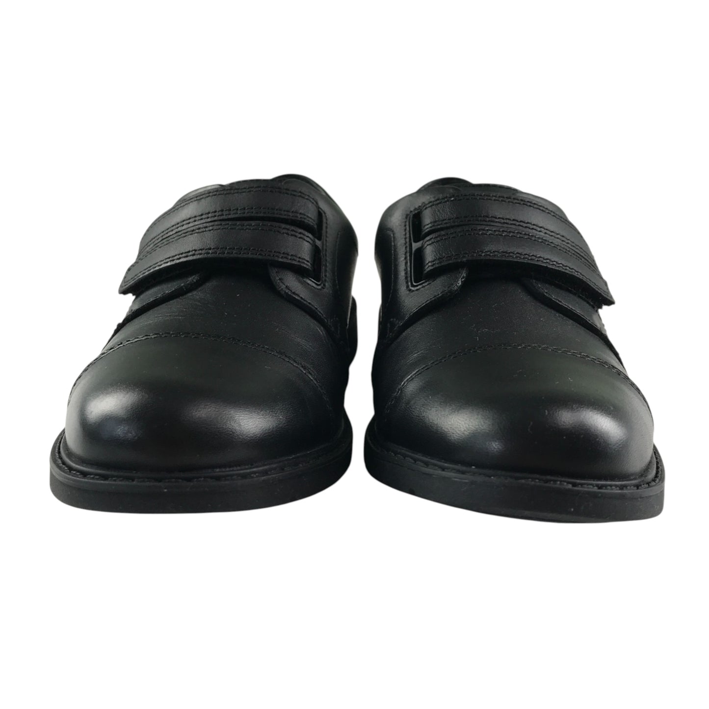 Clark's Black Leather School Shoes Size 1 junior