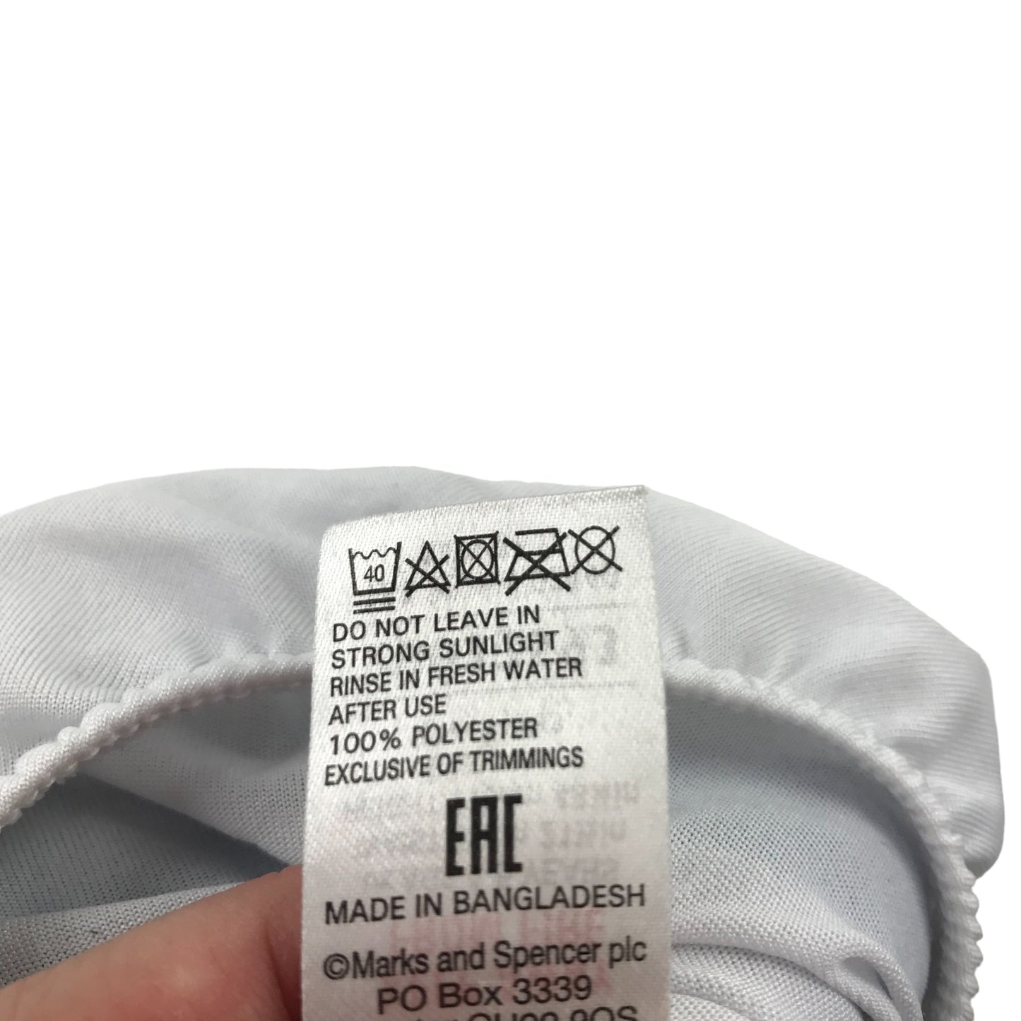 M&S Swim Trunks Age 4 Navy Blue White Stripes Shorts