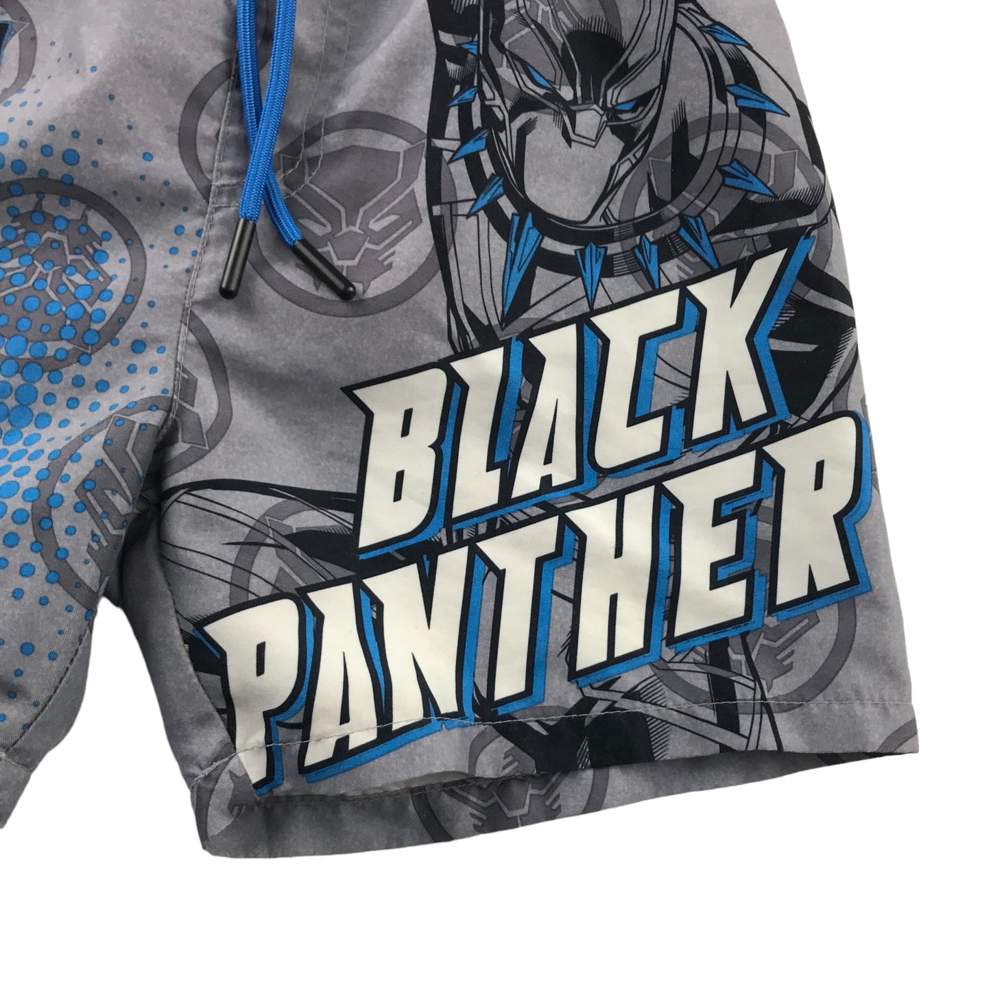 F&F Swim Trunks Age 5 Grey Marvel Black Panther Shorts