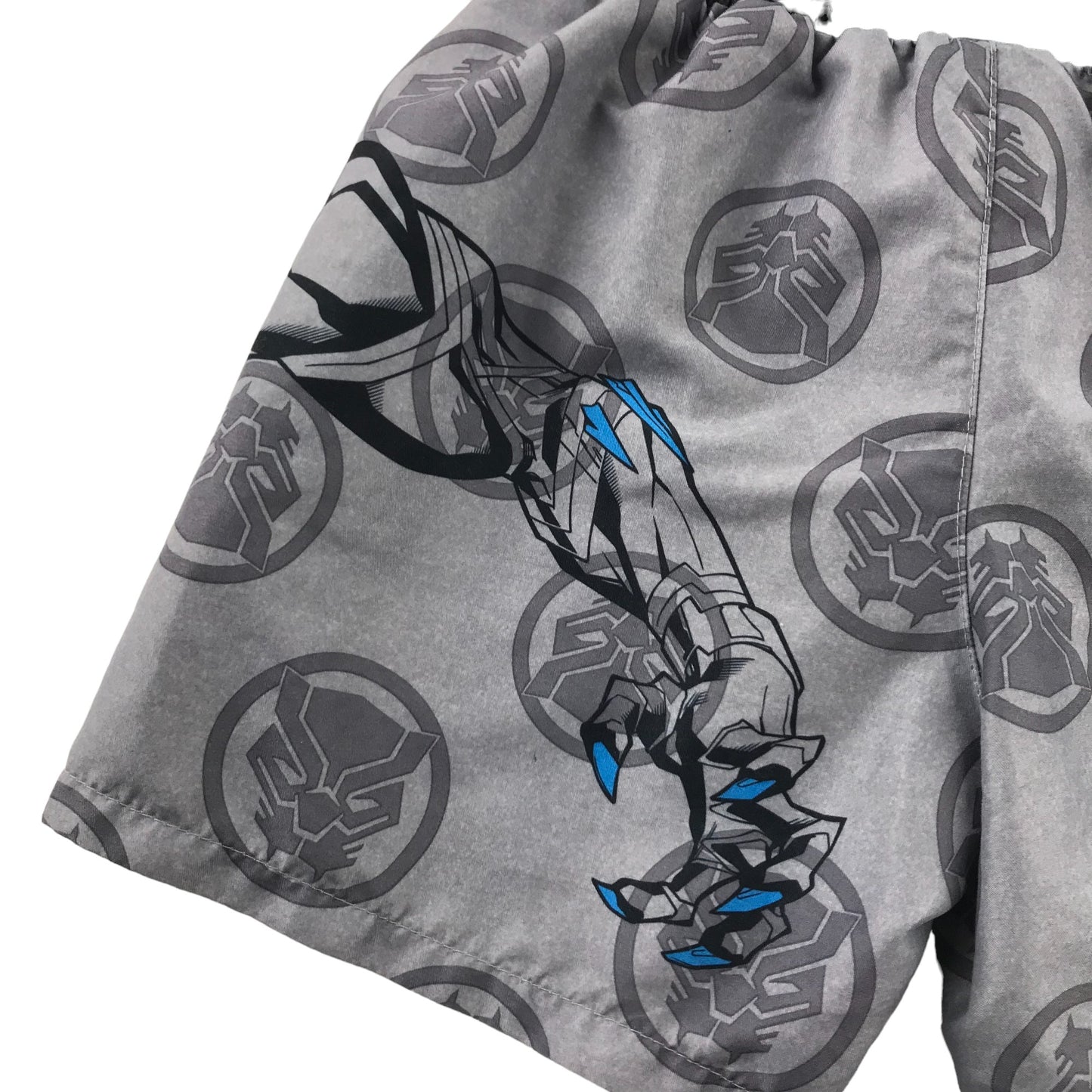 F&F Swim Trunks Age 5 Grey Marvel Black Panther Shorts