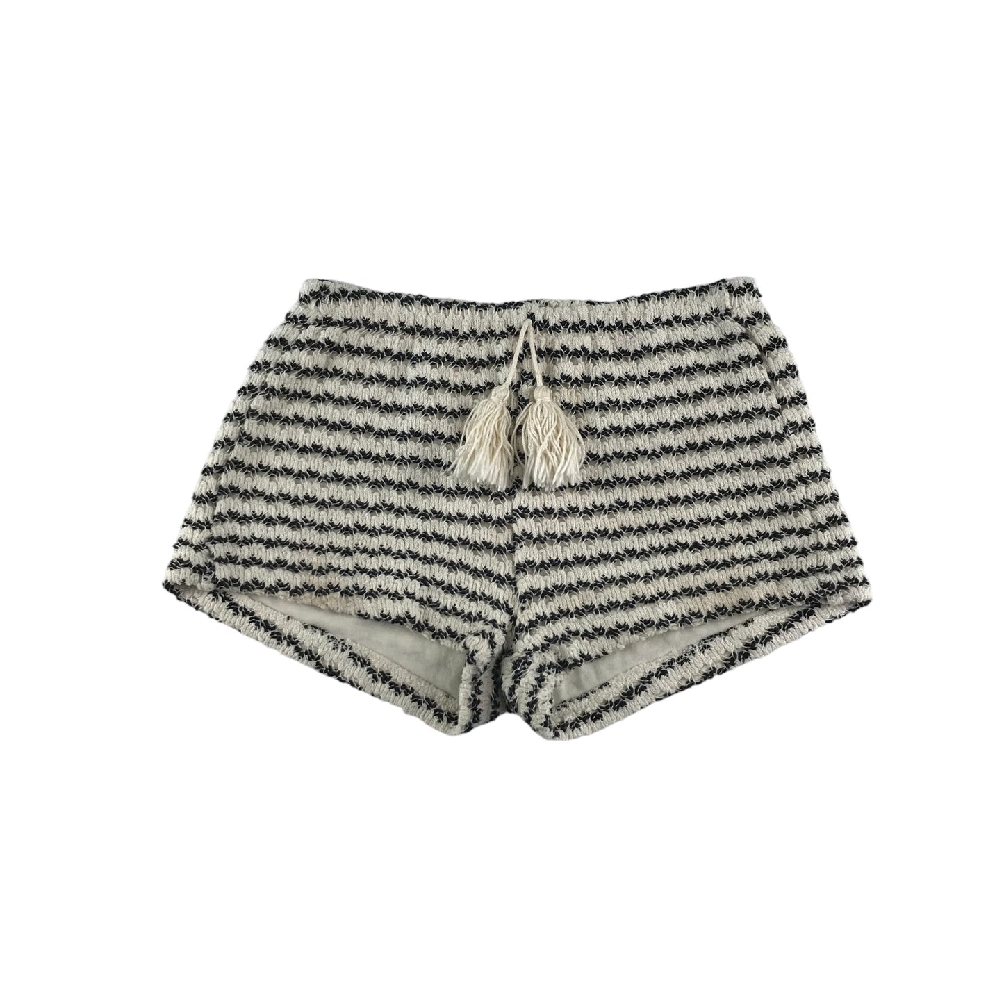 Zara shorts 8-9 years black and white knitted style
