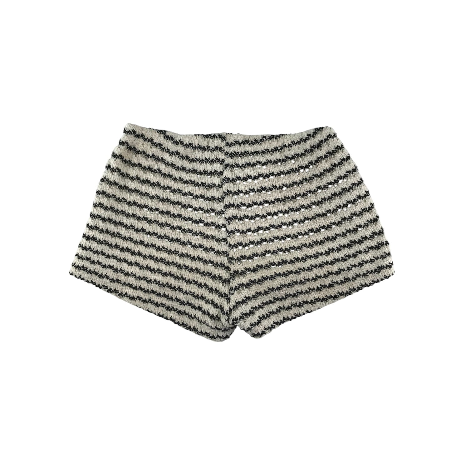 Zara shorts 8-9 years black and white knitted style