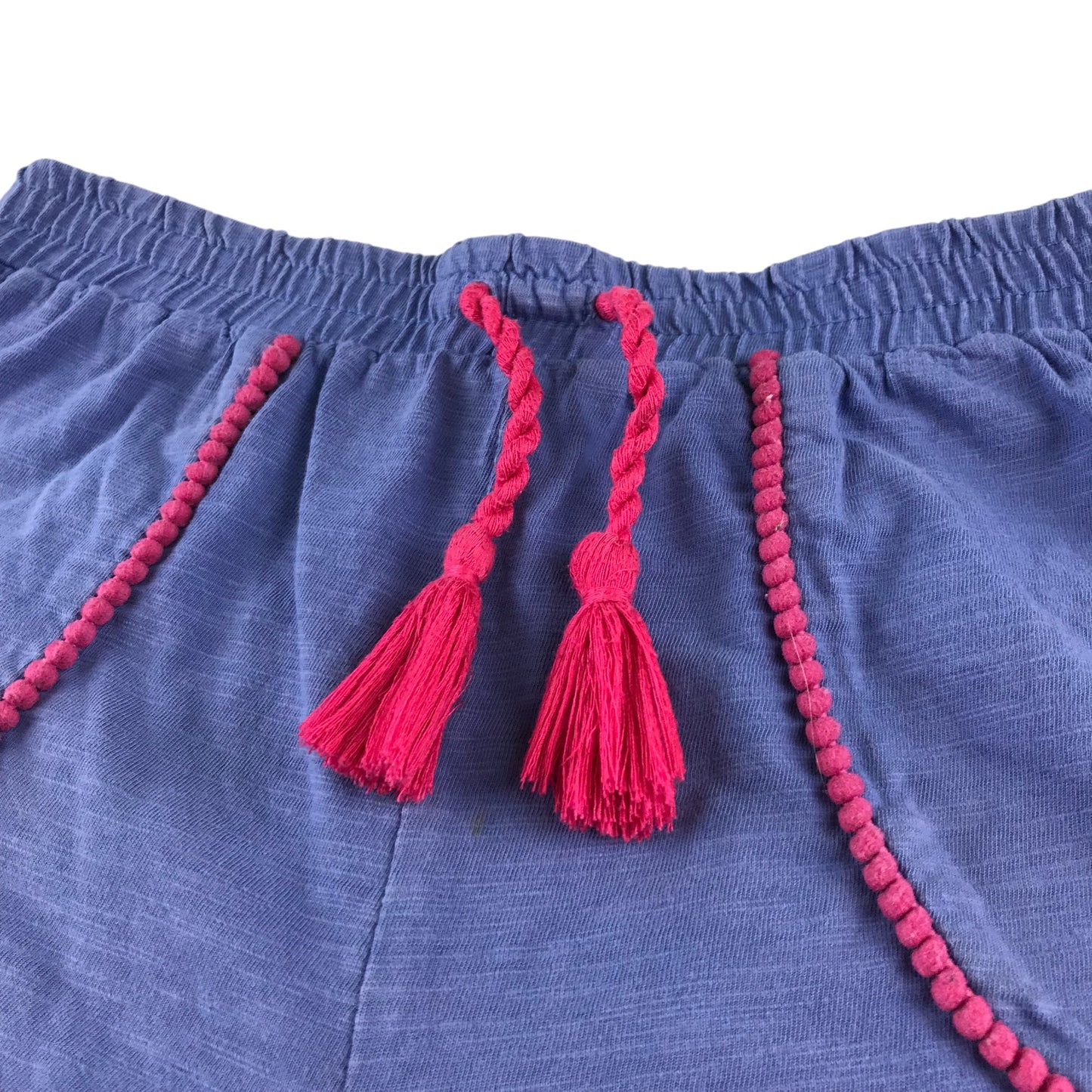 M&Co shorts 8-9 years blue and pink light soft cotton