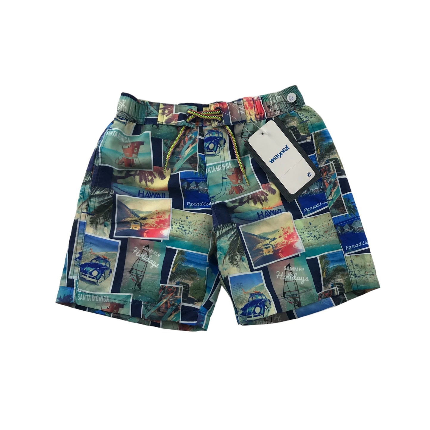 Mayoral Swim Trunks Age 5-6 Multicoloured Beach Photograph Print