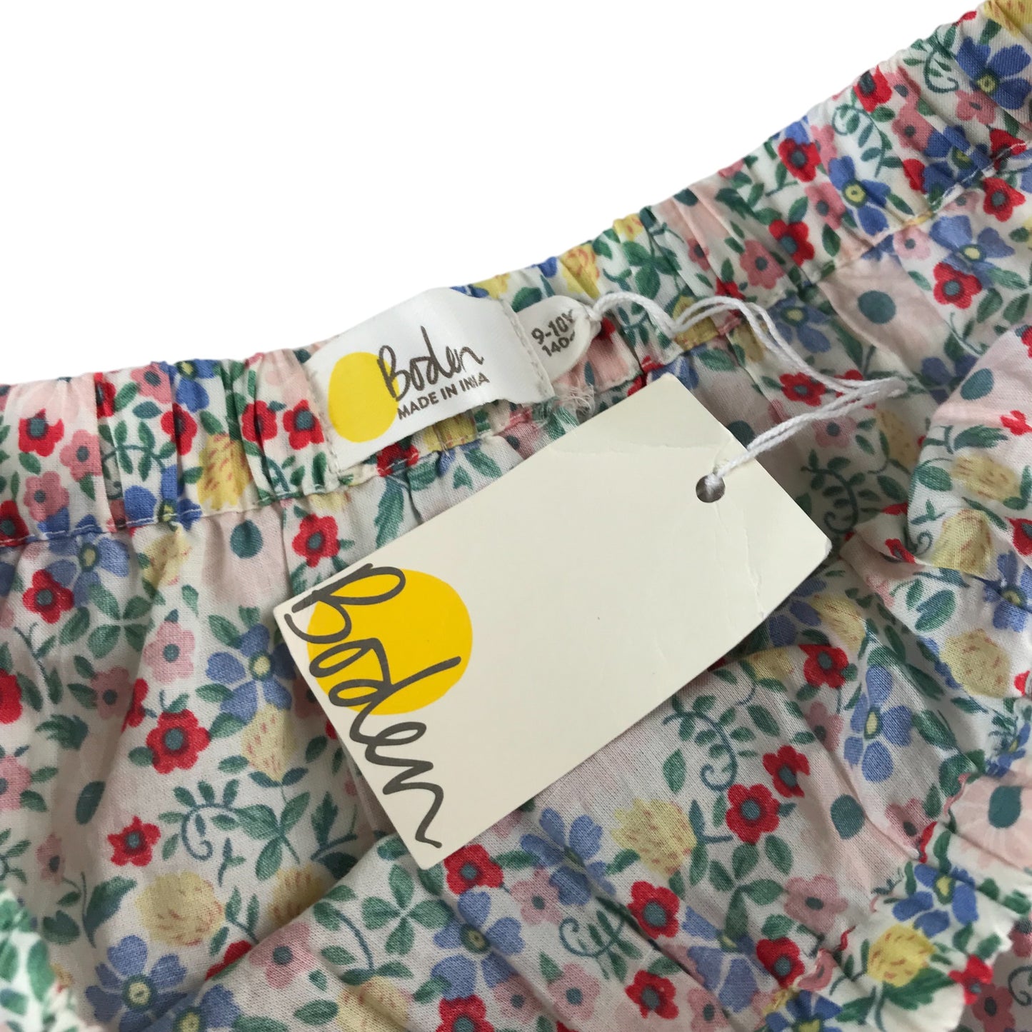 Boden skirt 9-10 years multicolour floral cotton