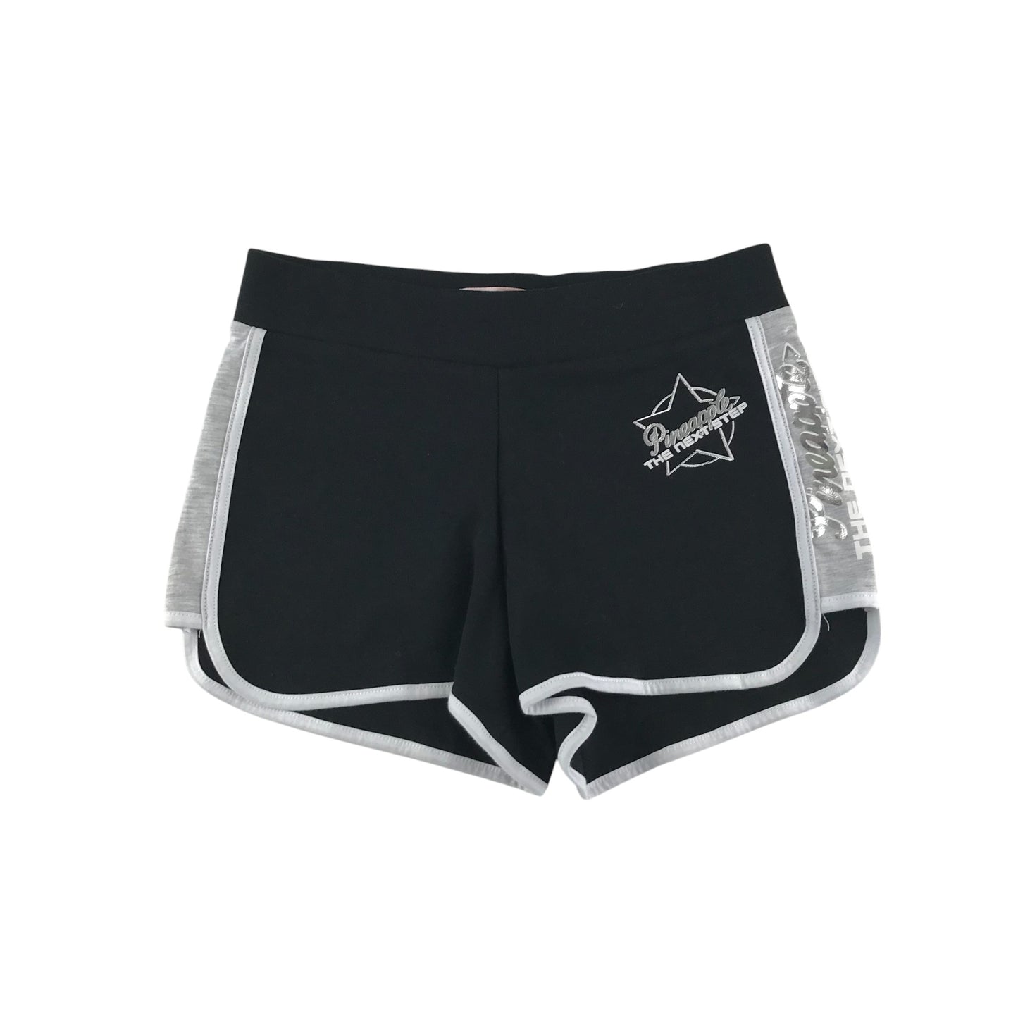 Pineapple shorts 9-10 years black jersey cotton