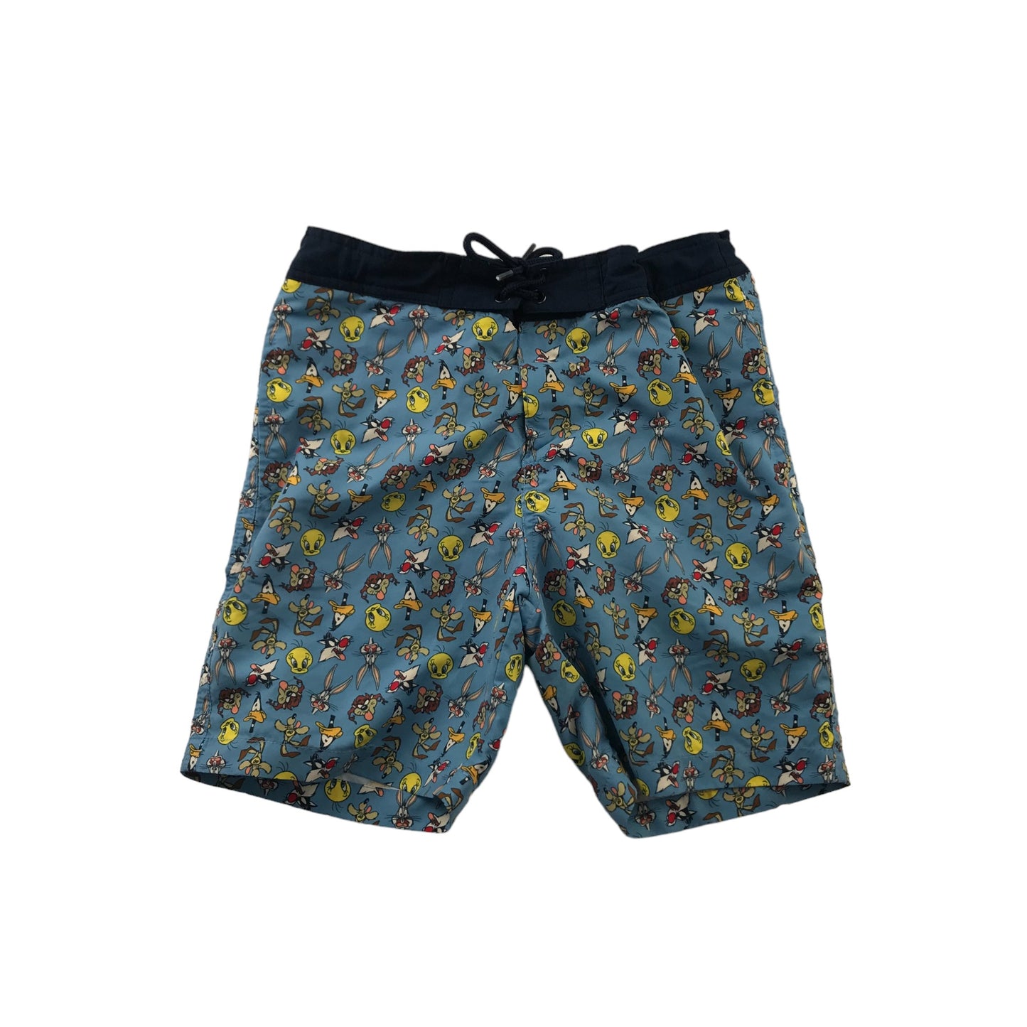 ZY Swim Trunks Age 6 Blue Looney Tunes Print Shorts