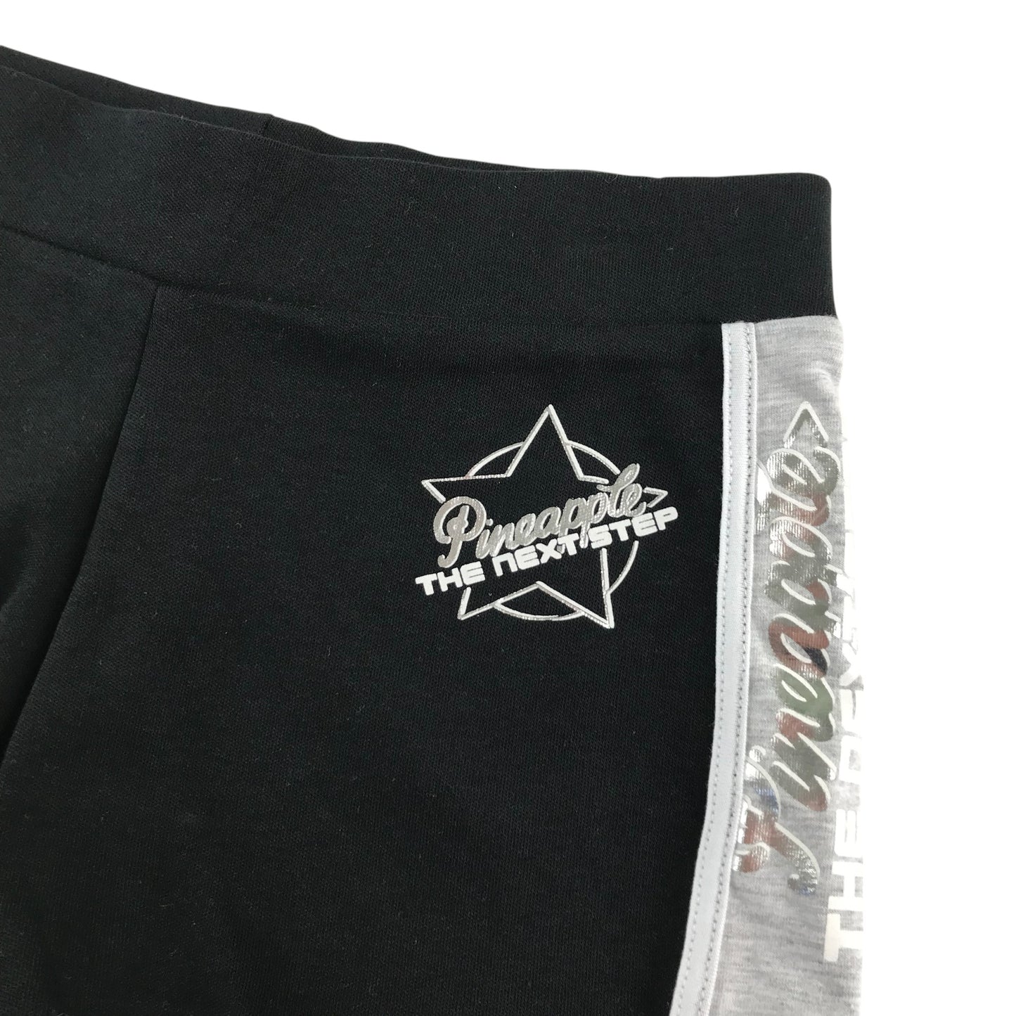 Pineapple shorts 9-10 years black jersey cotton
