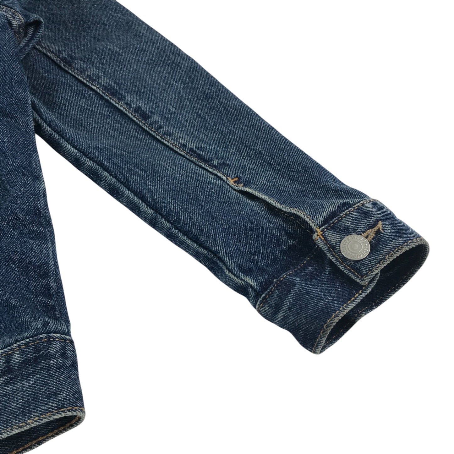 Levi's denim jacket 11-12 years blue distressed cotton denim