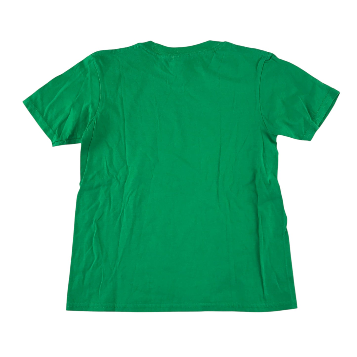 Gildan t-shirt 7-8 years green adidas skiing graphic design cotton