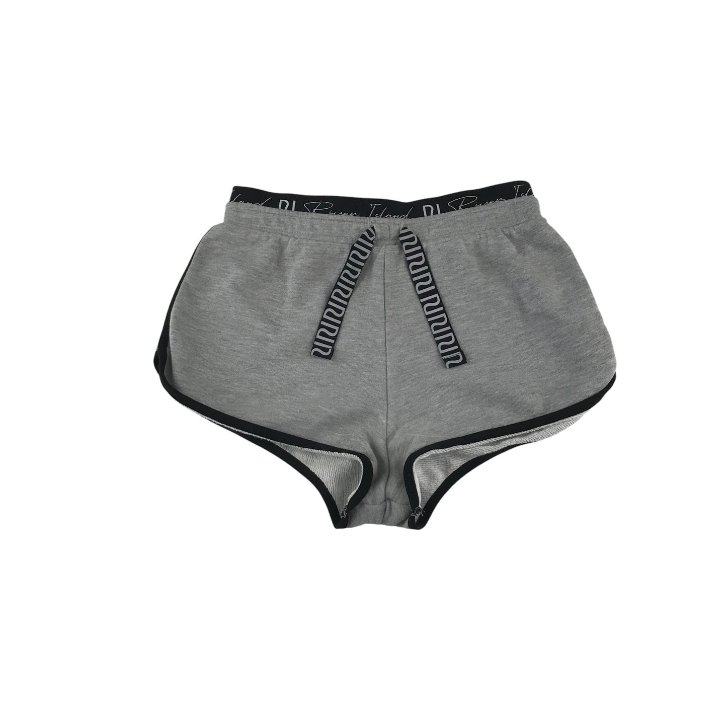 River Island micro shorts 9-10 years grey jersey