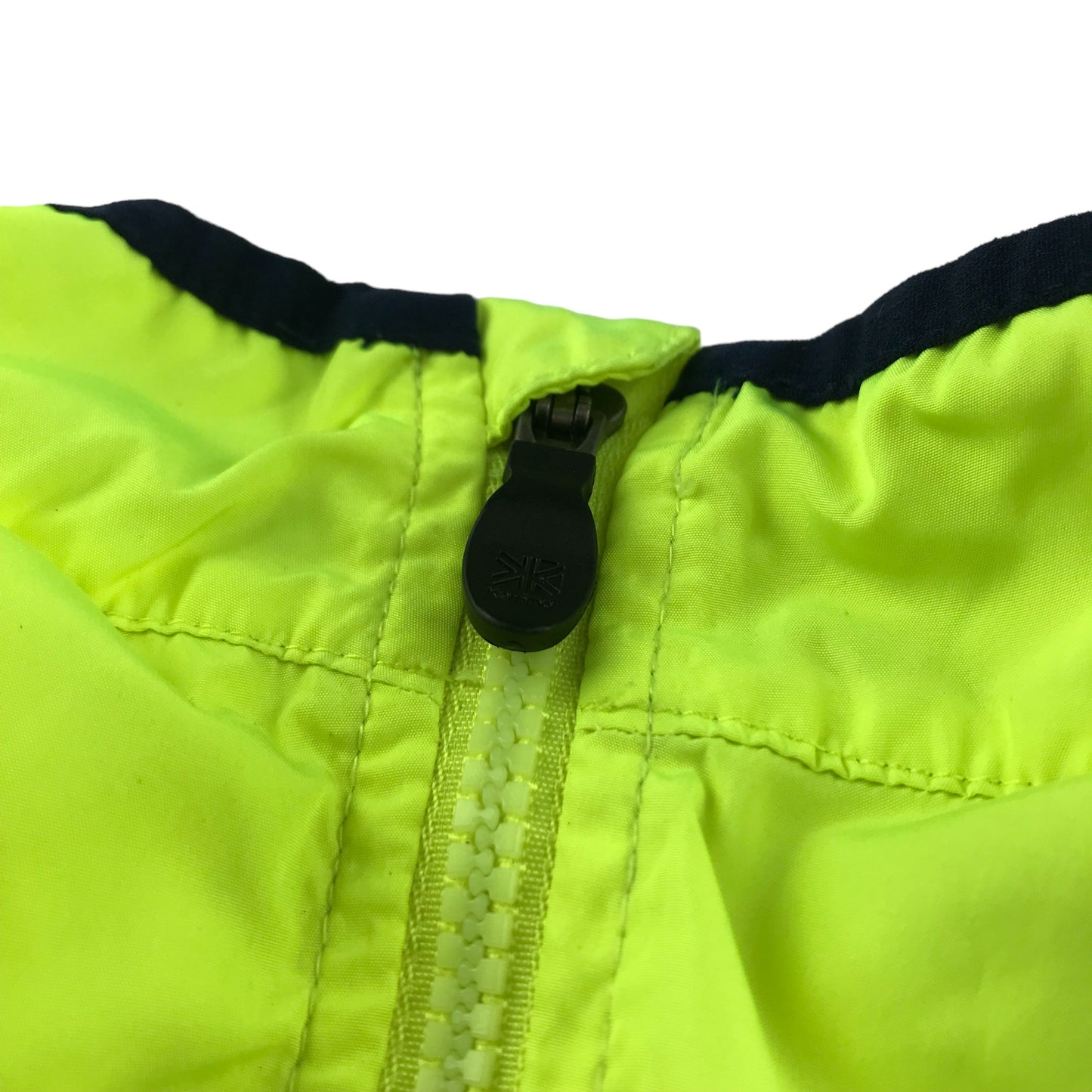 Karrimor light jacket 9-10 years neon yellow cycling jacket