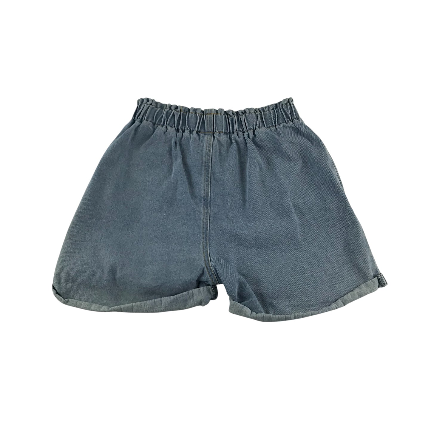 Shein shorts 11-12 years blue denim paper bag waist