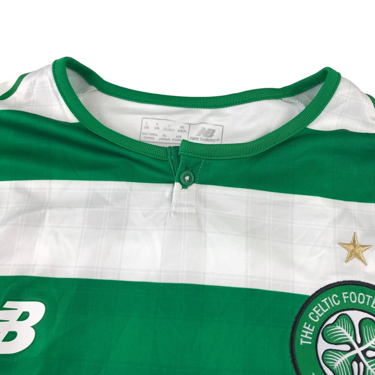 New Balance Celtic FC Football Strip adult size L number 3 O'Donnell