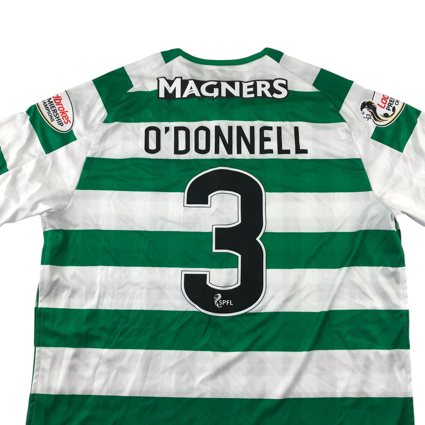 New Balance Celtic FC Football Strip adult size L number 3 O'Donnell