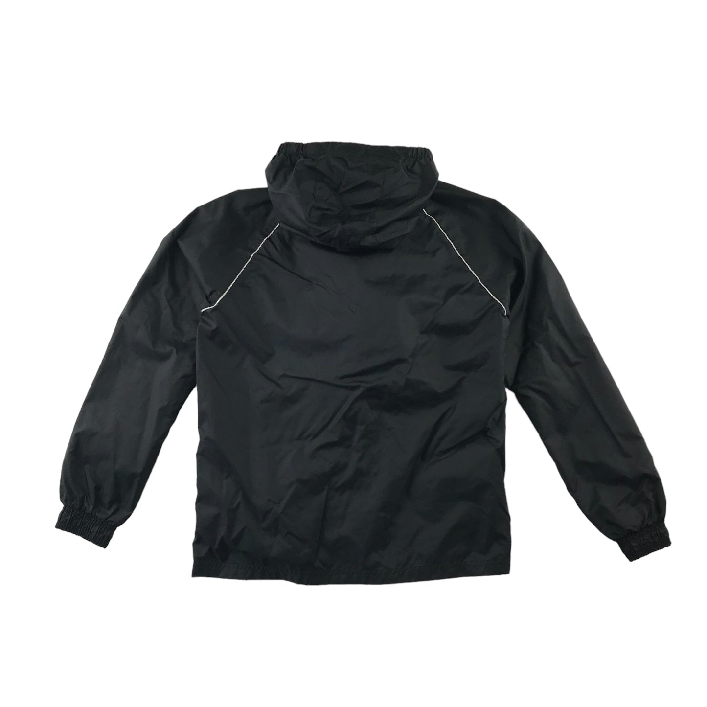 Adidas light jacket 9-10 years black with white details