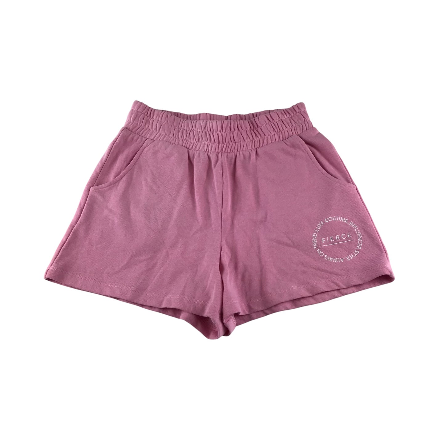 Matalan shorts 13-14 years pink plain jersey