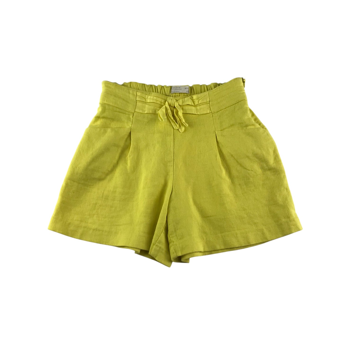Zara shorts 13-14 years yellow jersey
