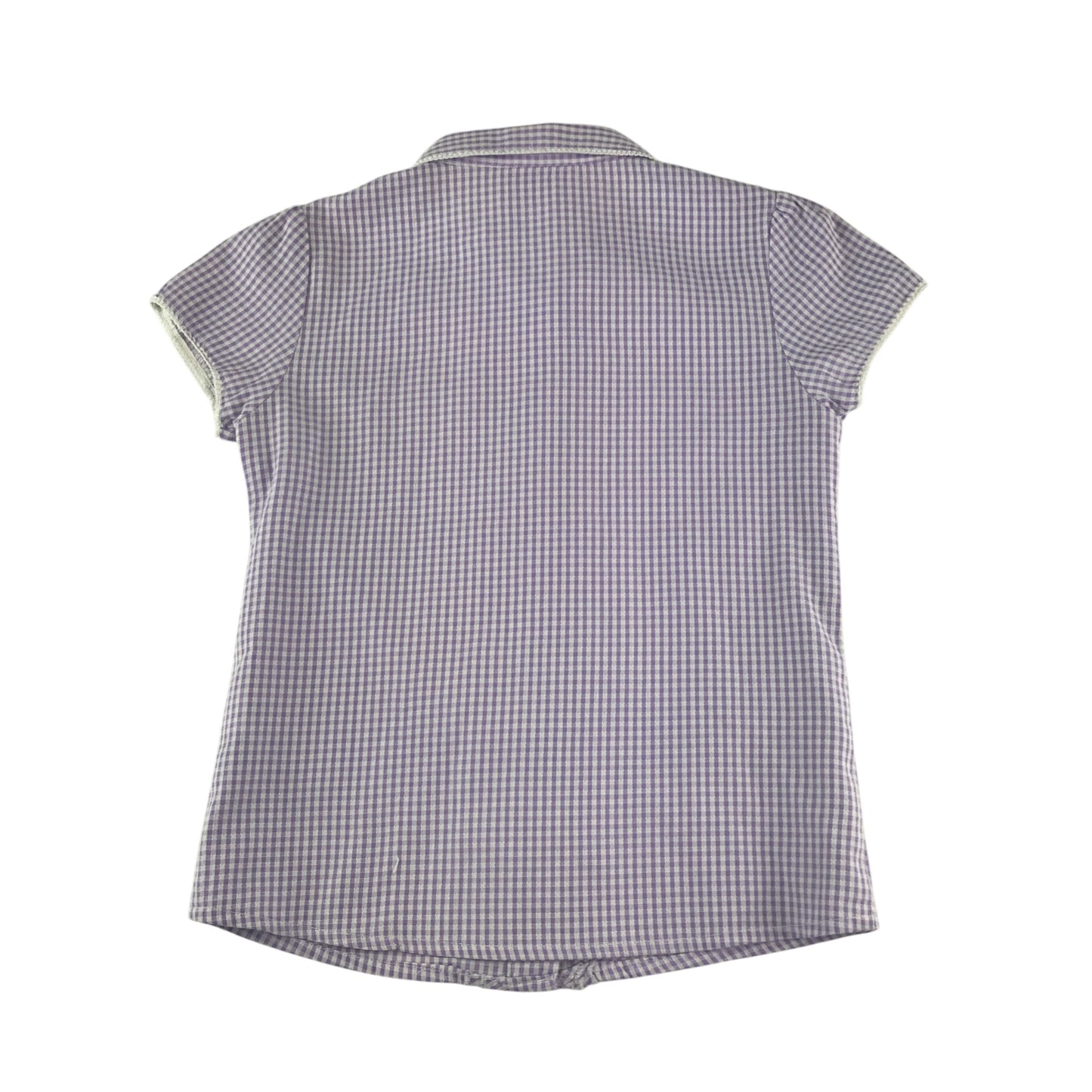 Tu blouse and skirt set 8-9 years lilac summer gingham school bundle