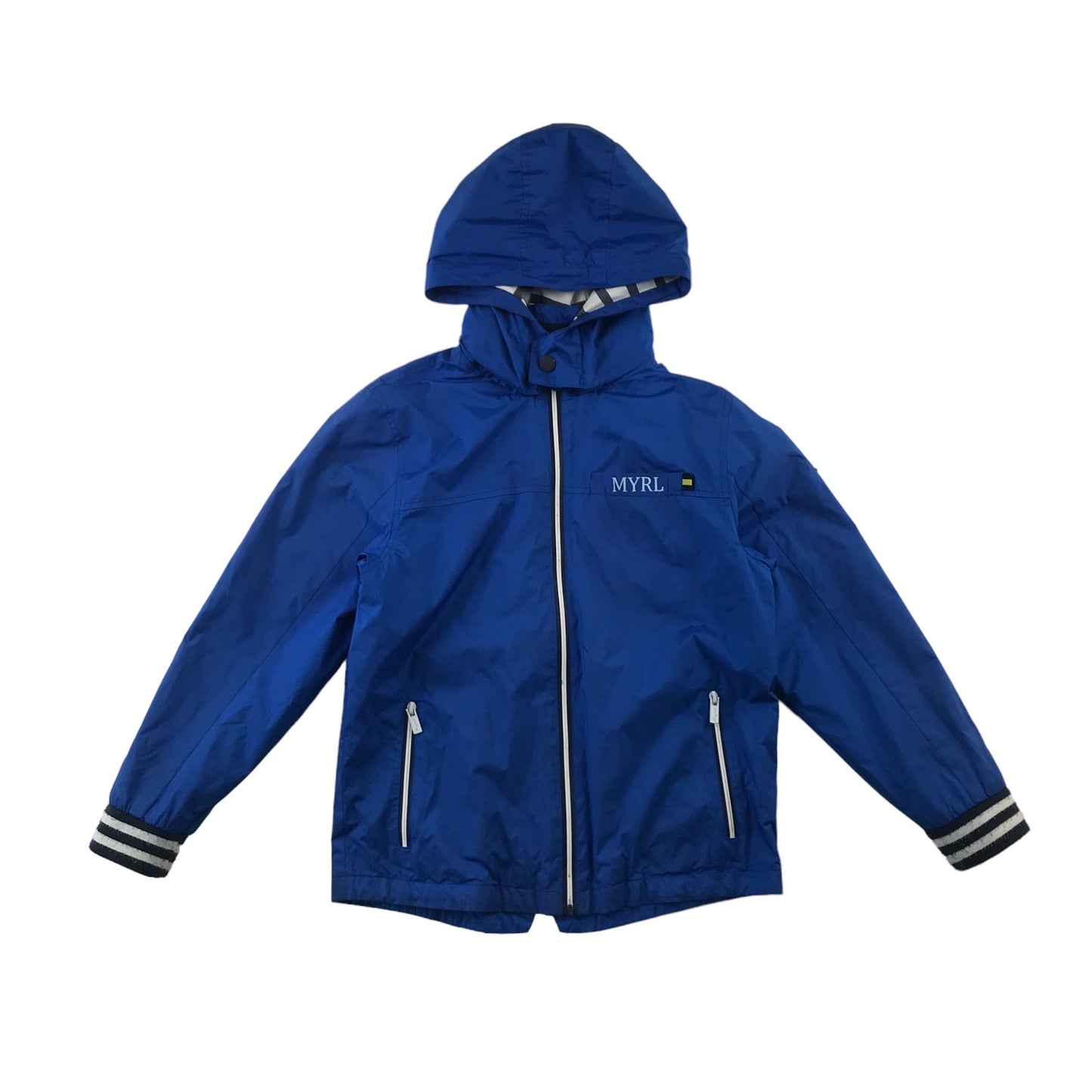 Mayoral light jacket 9 years Royal Blue Full Zipper