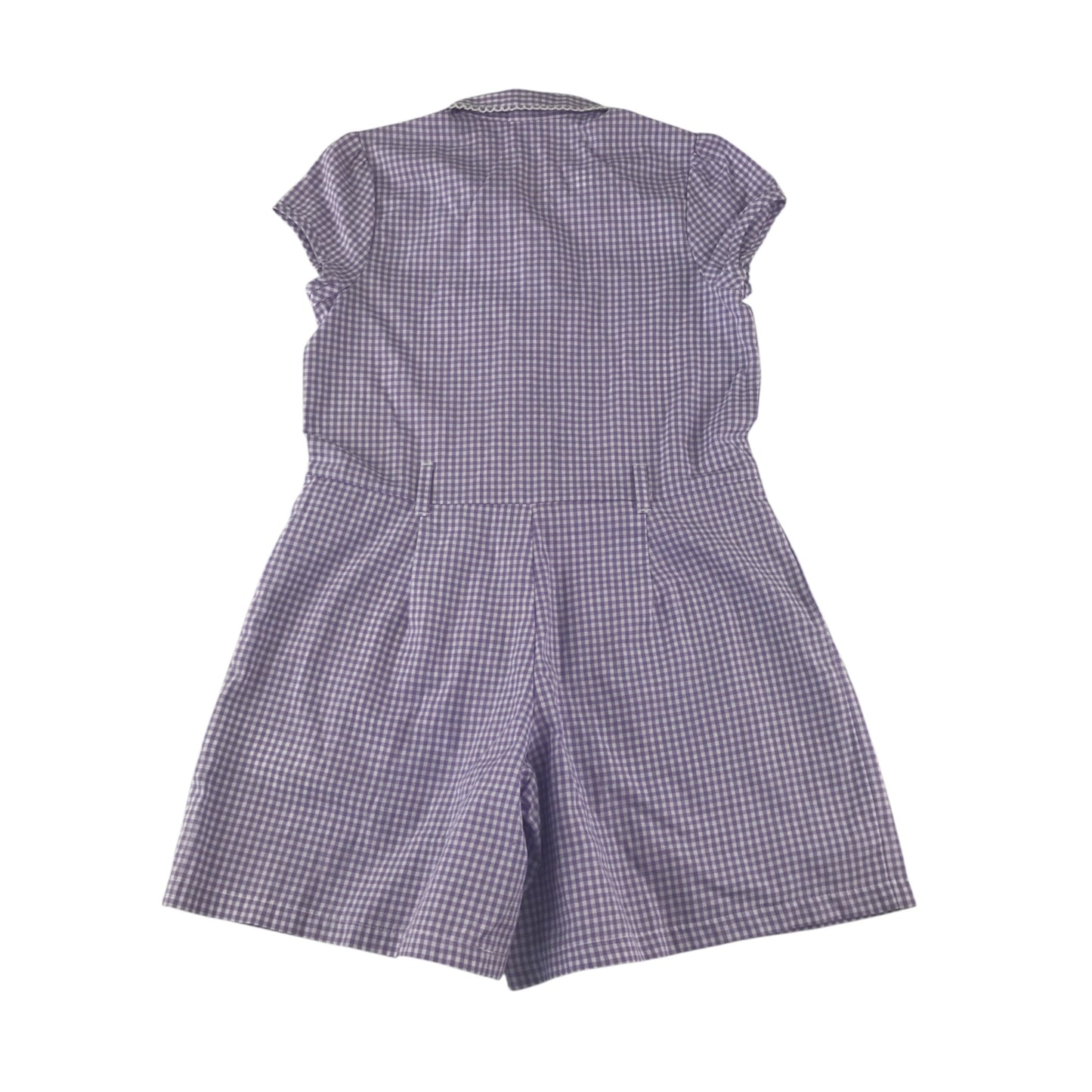 George school summer playsuit 5-6 years lilac with buttons
