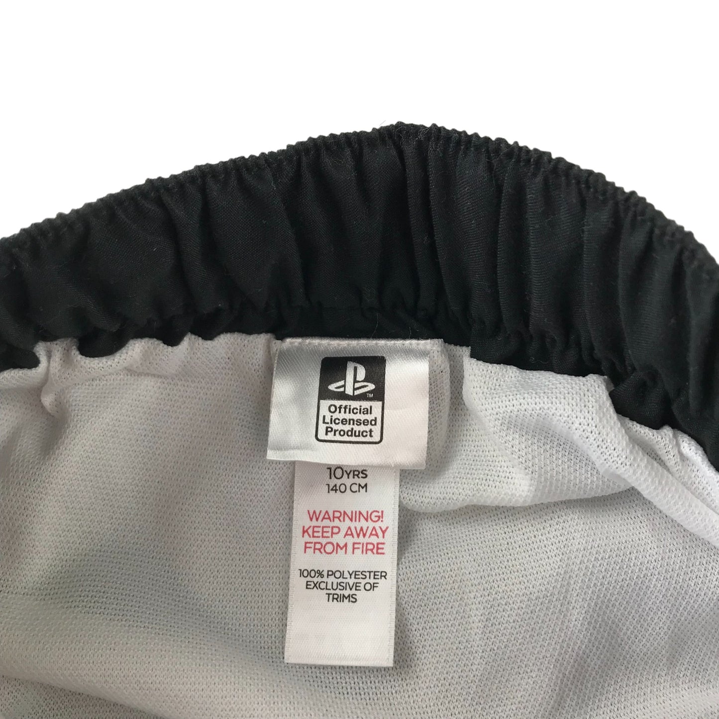 Tu Swim Trunks Age 9-10 Black PlayStation Shorts