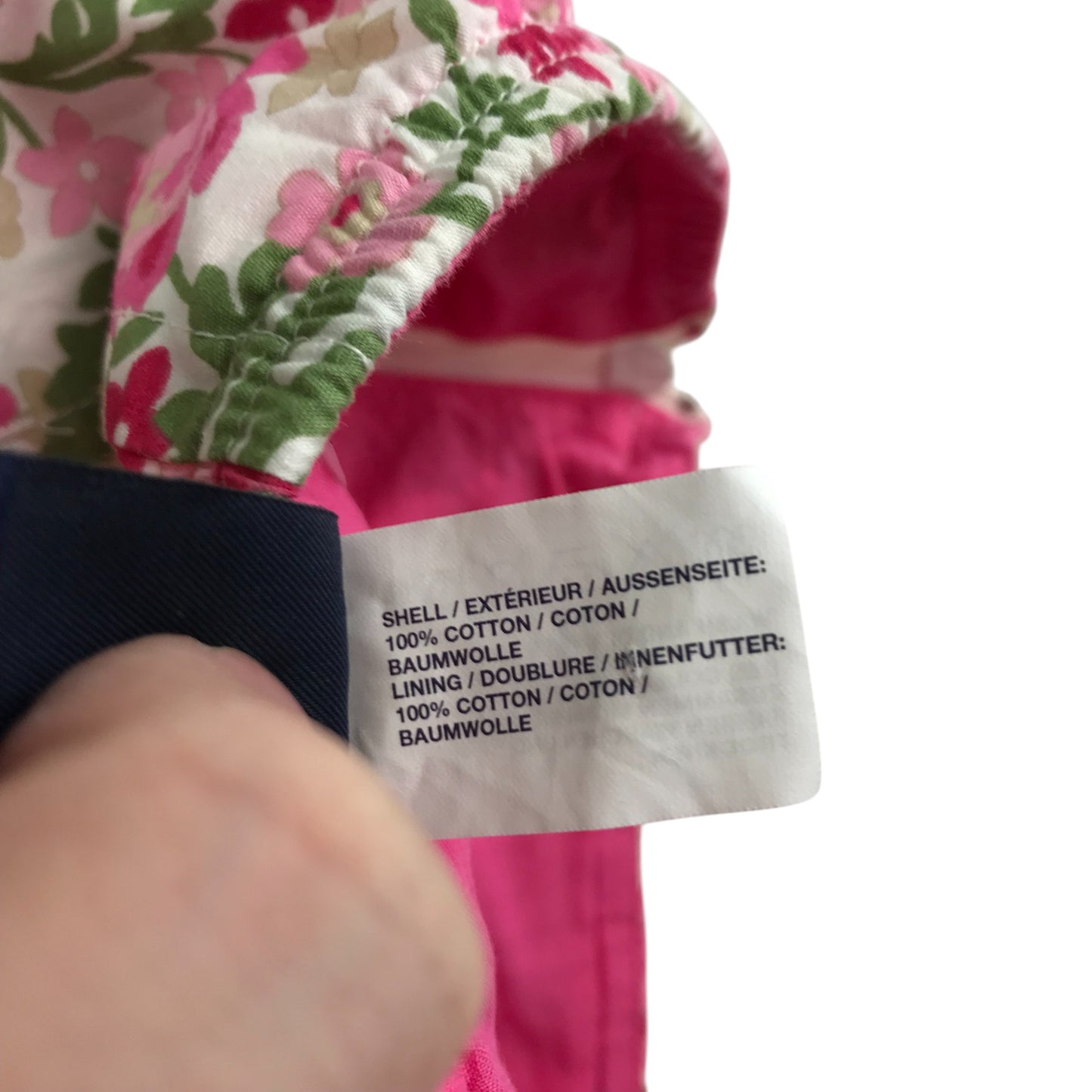 GAP skirt 11-12 years pink floral cotton