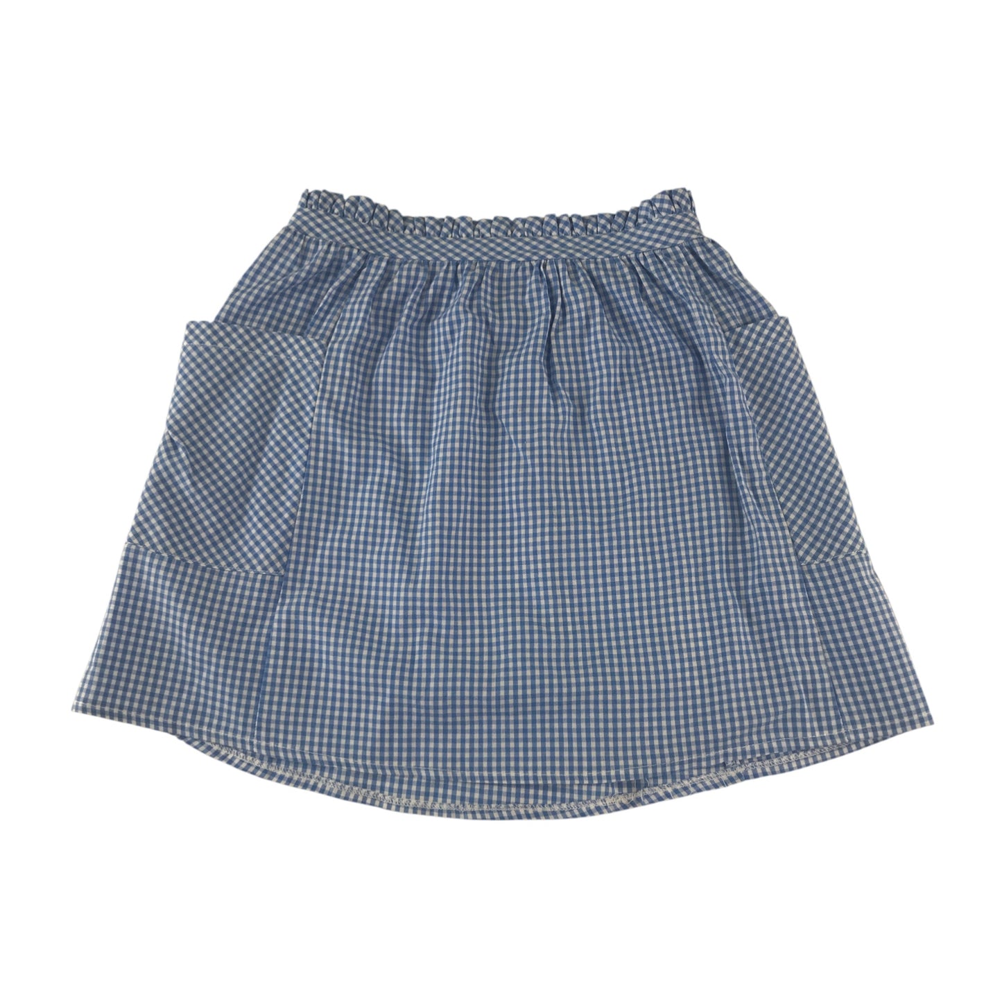 George school summer gingham skirt 5-6 years elasticated waistband and pockets