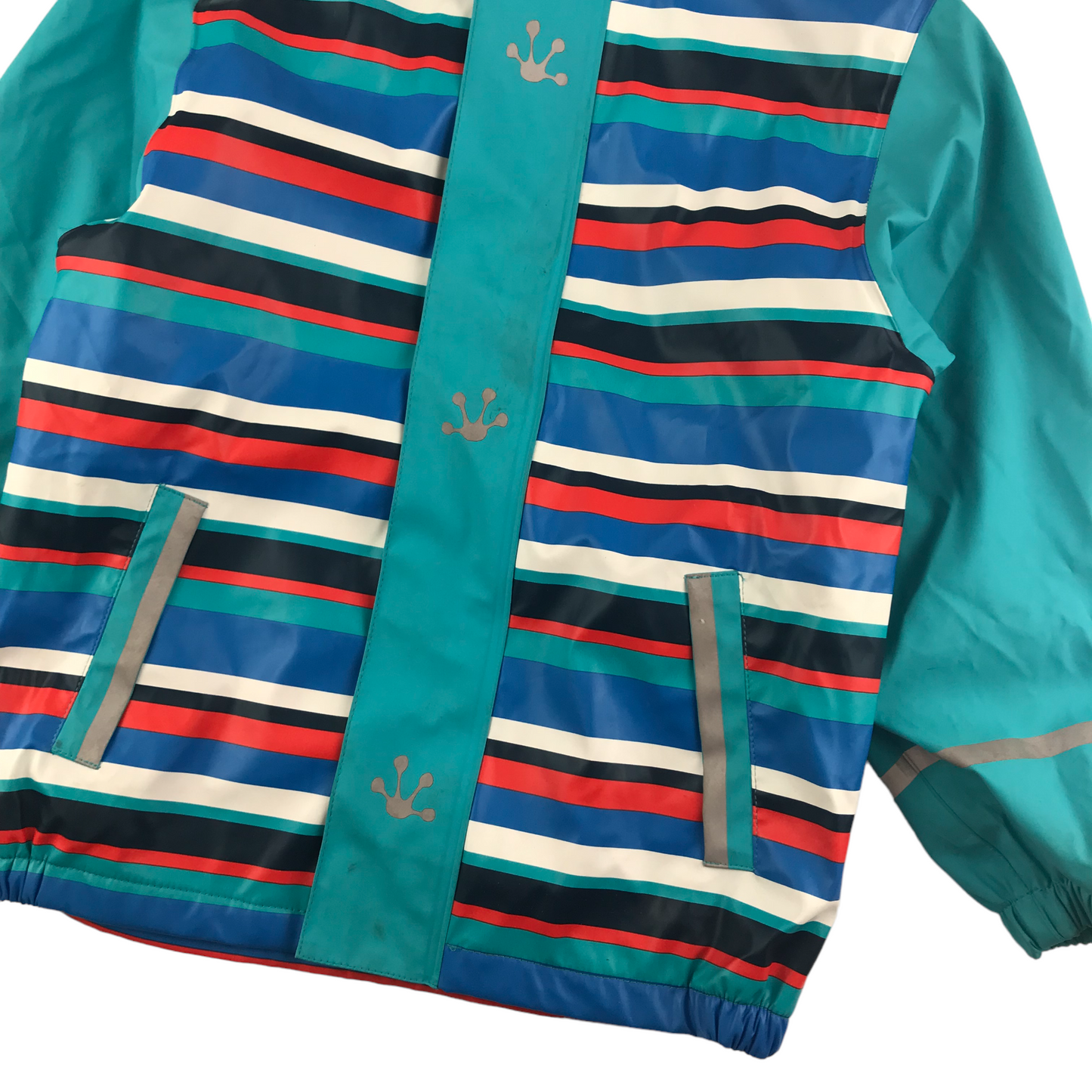 Lupilu Raincoat Age 5 Blue Stripy