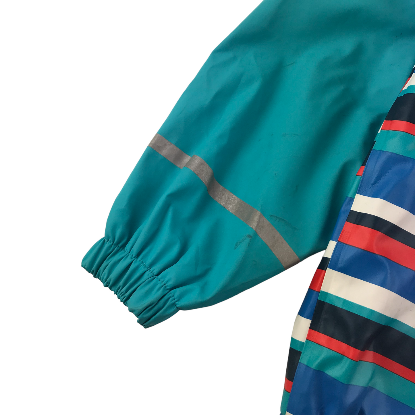 Lupilu Raincoat Age 5 Blue Stripy