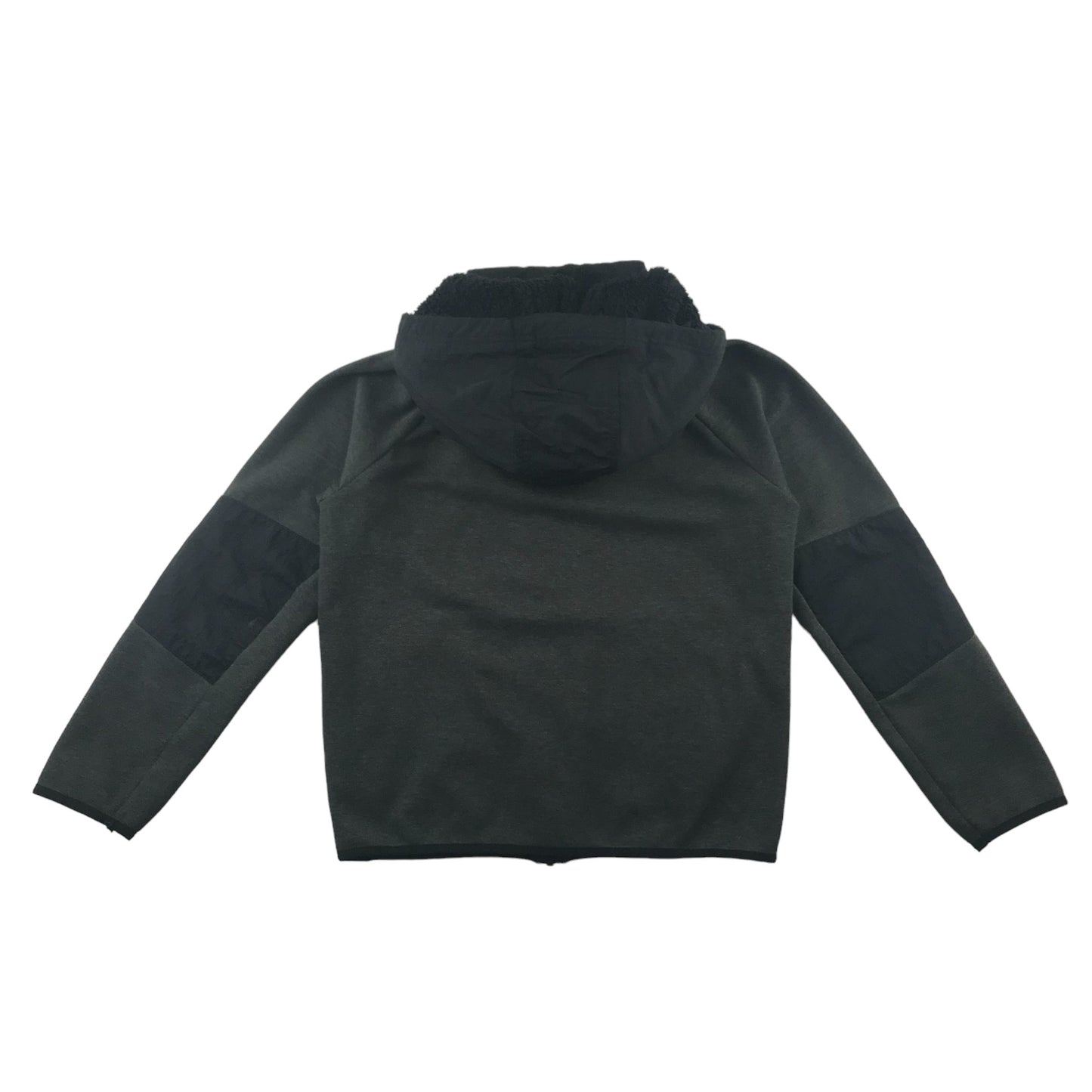 Nike hoodie 11-12 years grey fleece lined hooded light jacket