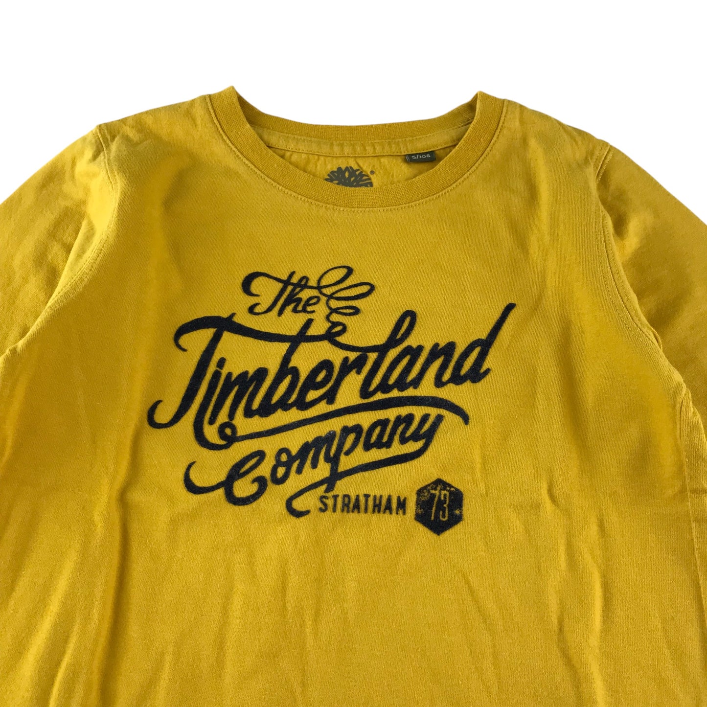 Timberland t-shirt 4-5 years yellow long sleeve cotton