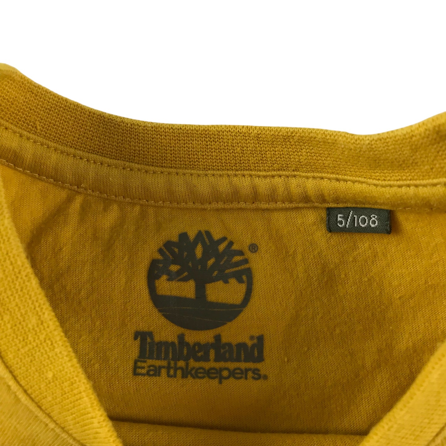 Timberland t-shirt 4-5 years yellow long sleeve cotton