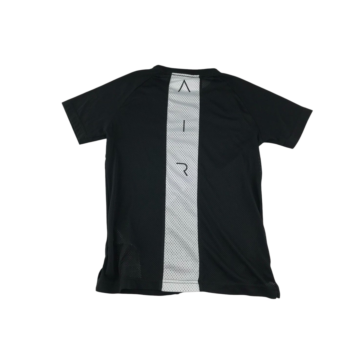 Air Jordan sport top 8-10 years black short sleeve
