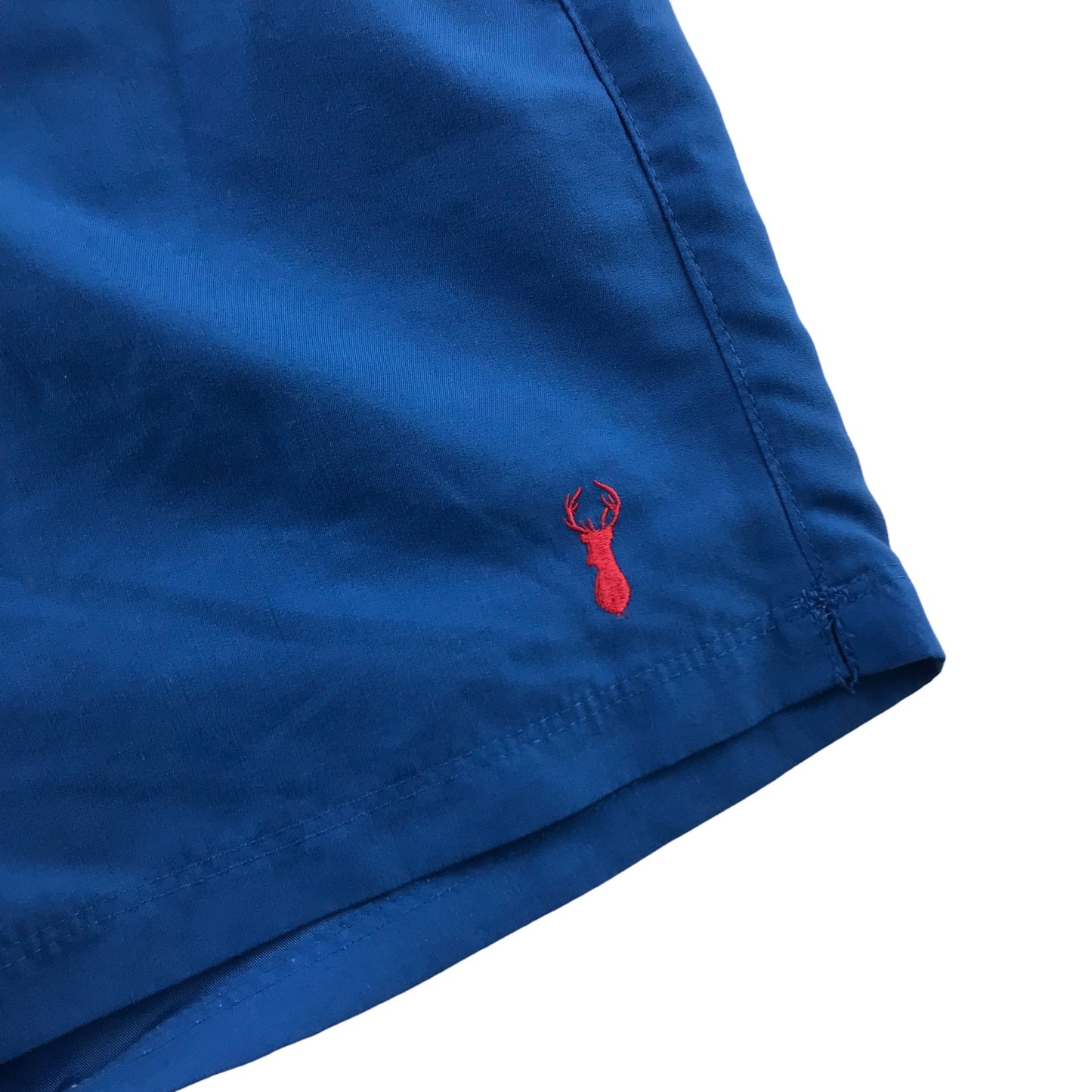 Next Swim Trunks Size Men M Blue Plain Stag Logo Shorts
