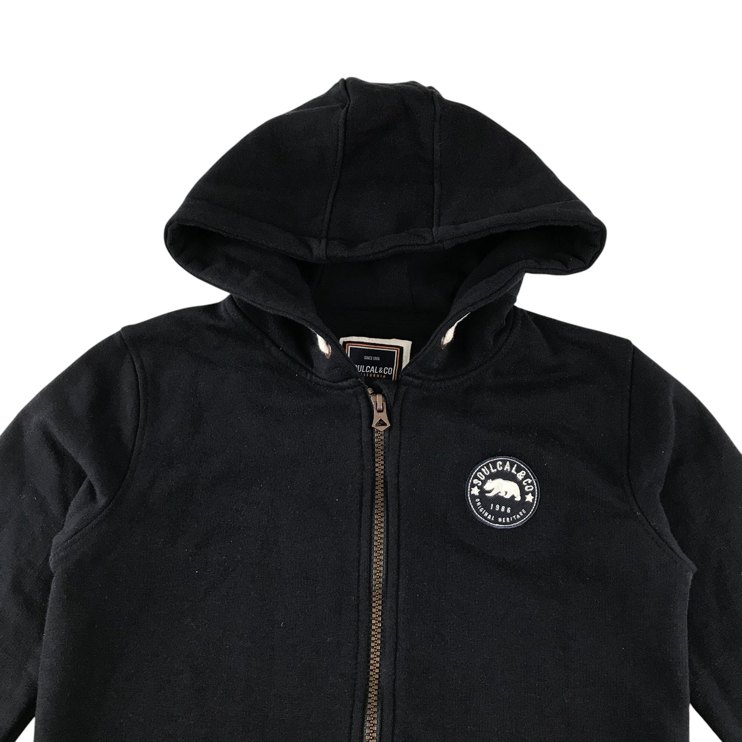 SoulCal hoodie 12-13 years navy blue full zipper