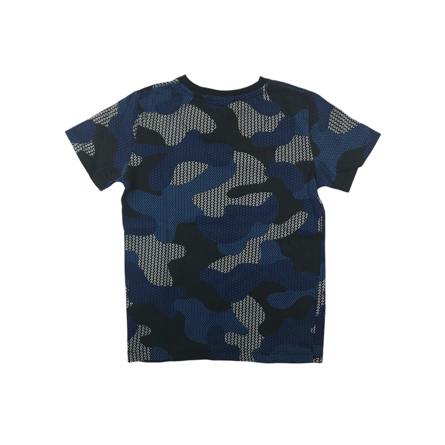 Next T-shirt 7 years Blue and Navy Camo PlayStation Logo