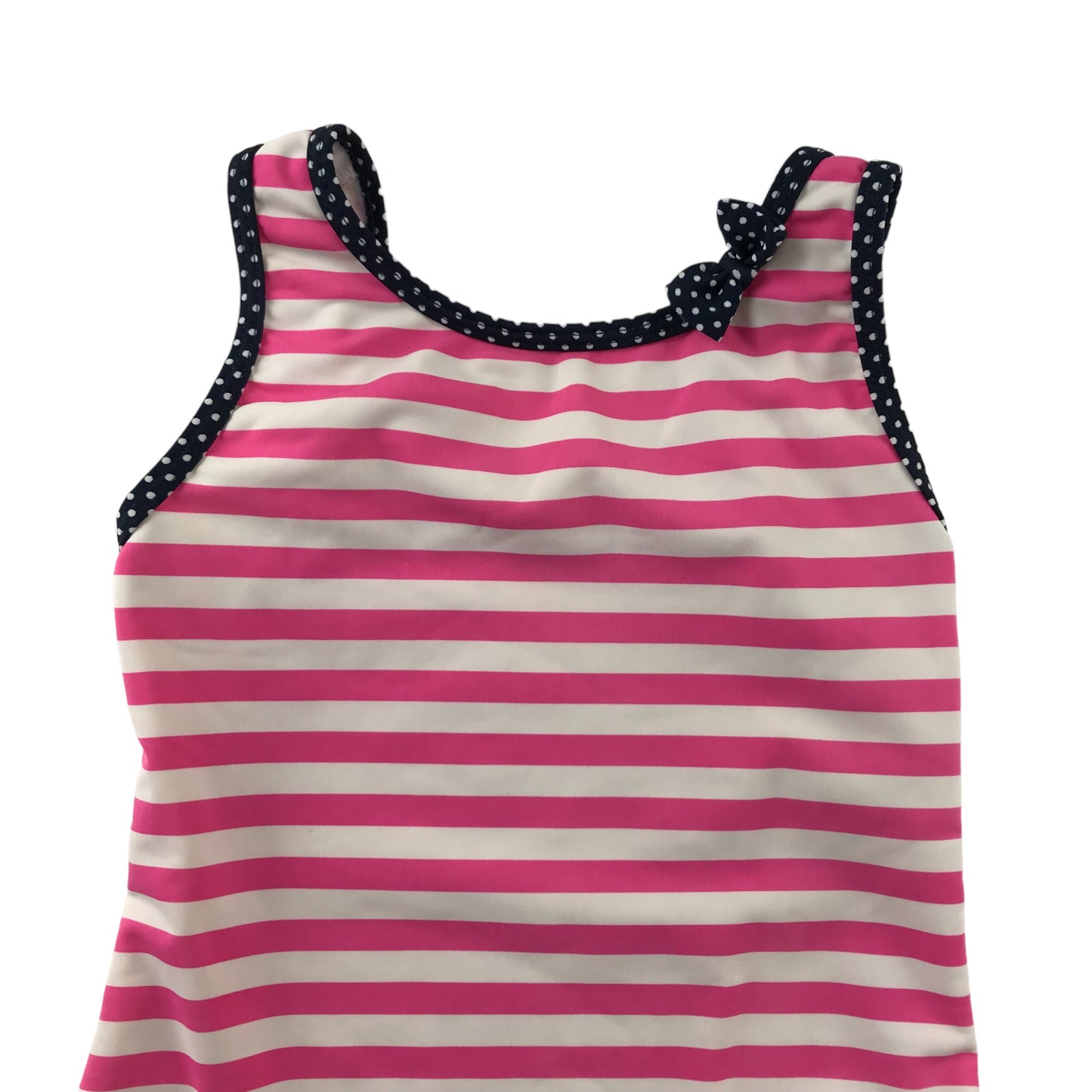 Primark Swimsuit Age 4 Pink and White Stripy One Piece Cossie
