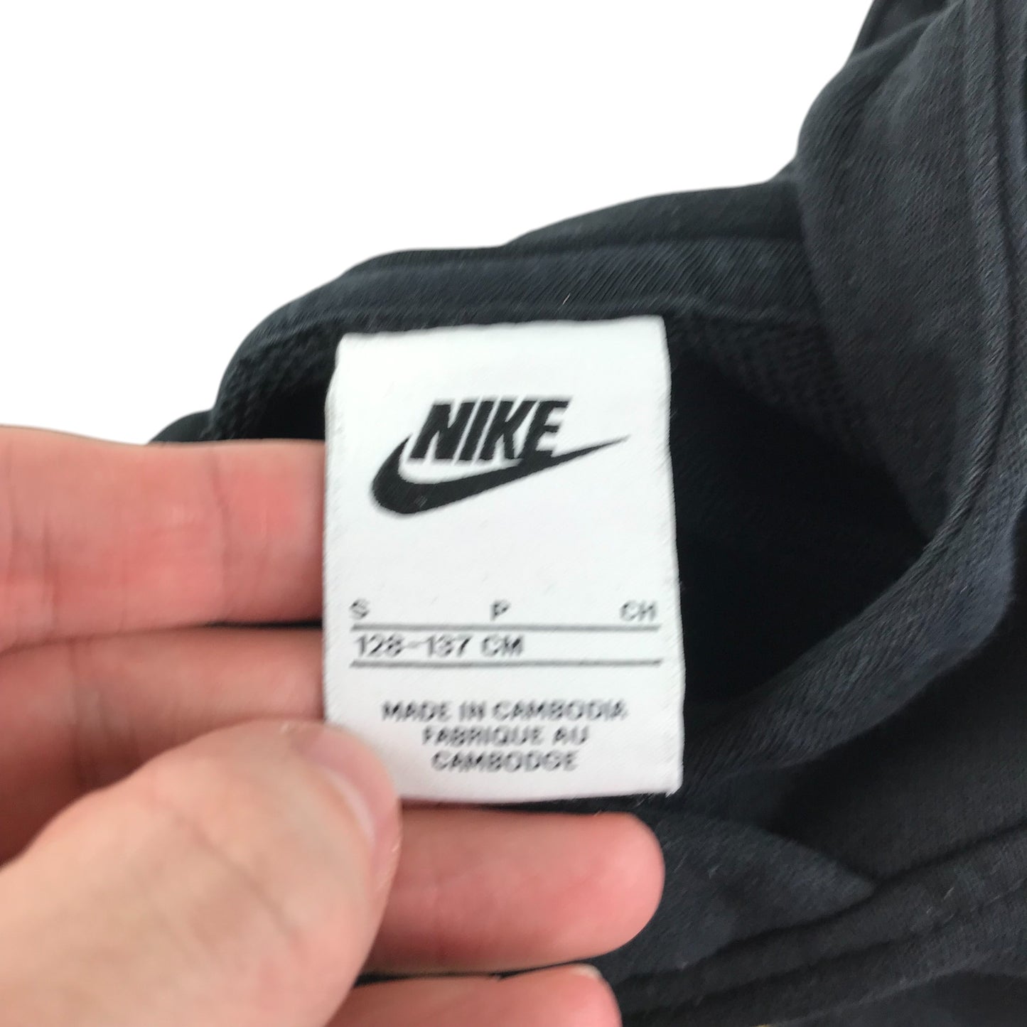 Nike hoodie 8-9 years black cropped pullover