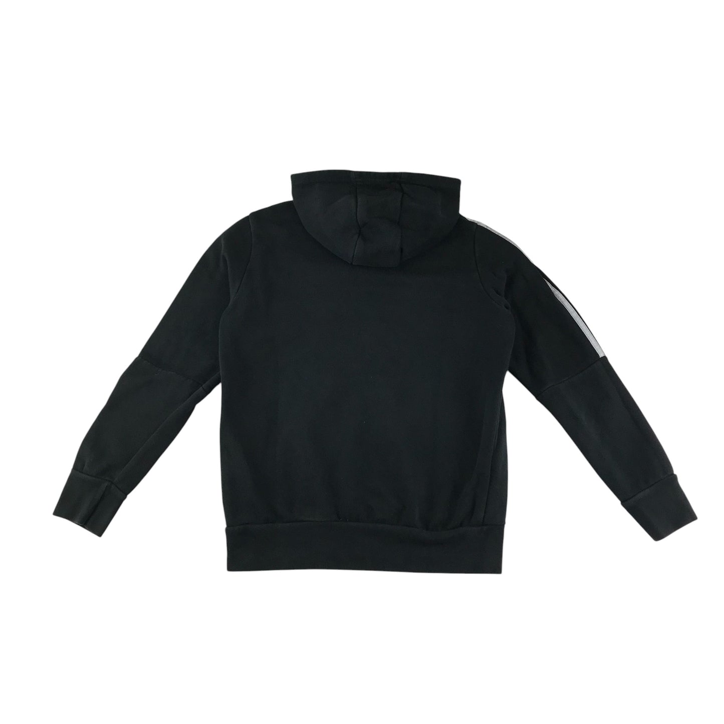 Adidas hoodie 13-14 years black pullover with logo and three stripes