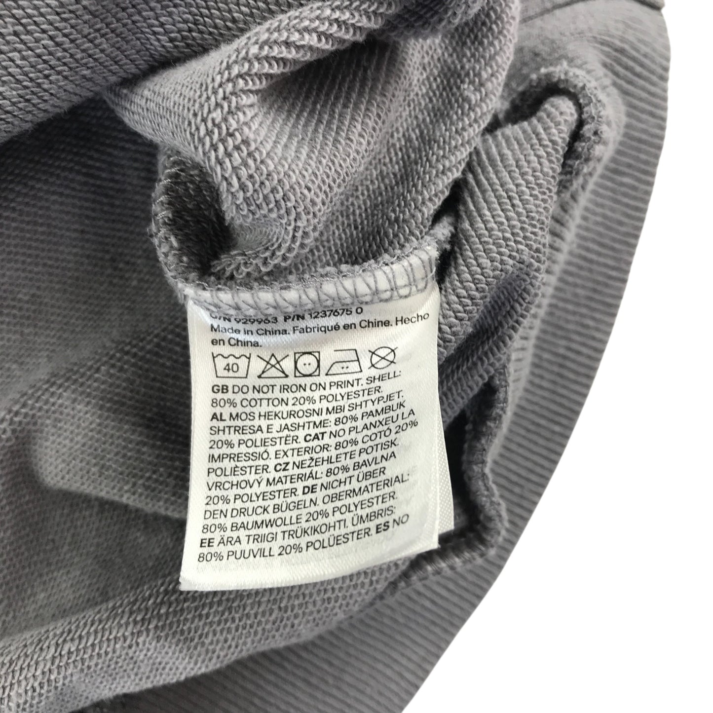 H&M sweater 11-12 years grey Olivia Rodrigo printed pullover