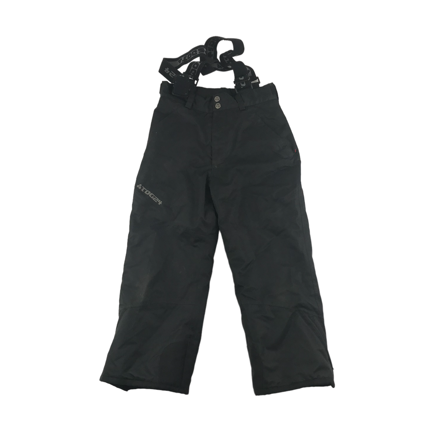 TOG24 Salopettes Age 7 Black Snow Trousers