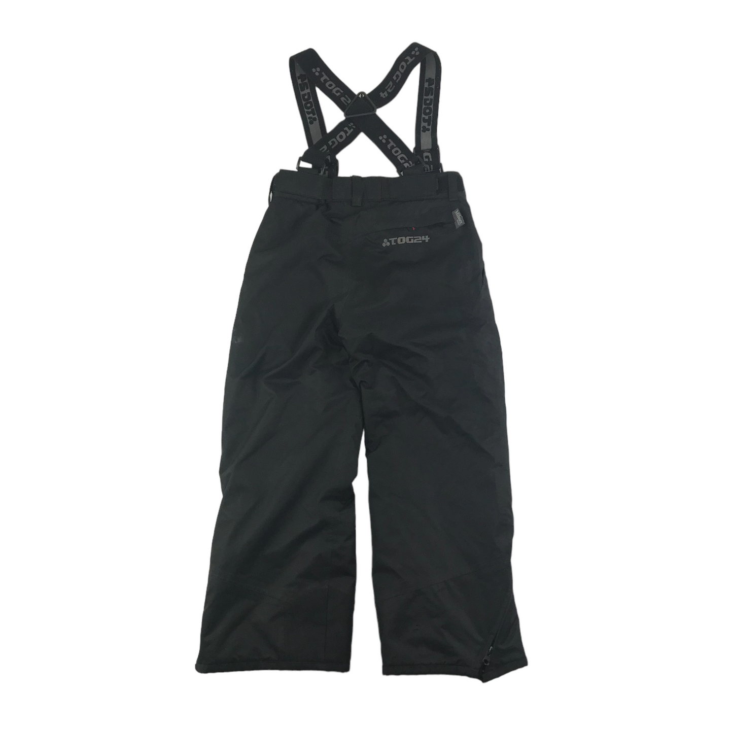 TOG24 Salopettes Age 7 Black Snow Trousers